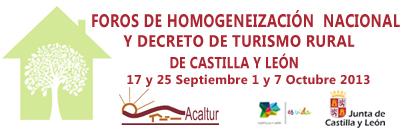 Foros de homogeneización nacional y decreto del turismo rural de Castilla y León